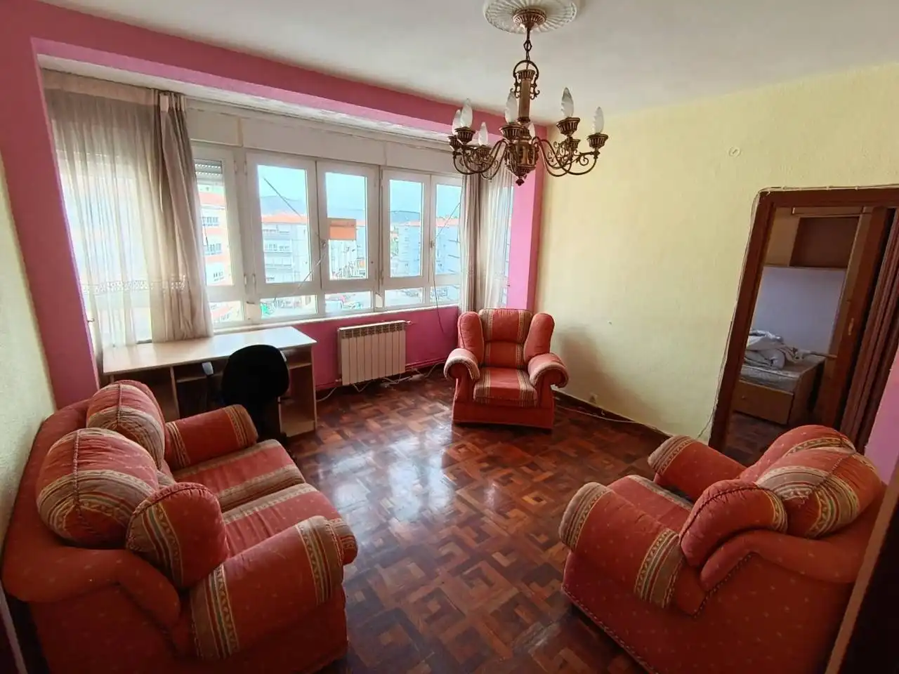Living room of Flat for sale in Torrelavega   with Heating and Parquet flooring