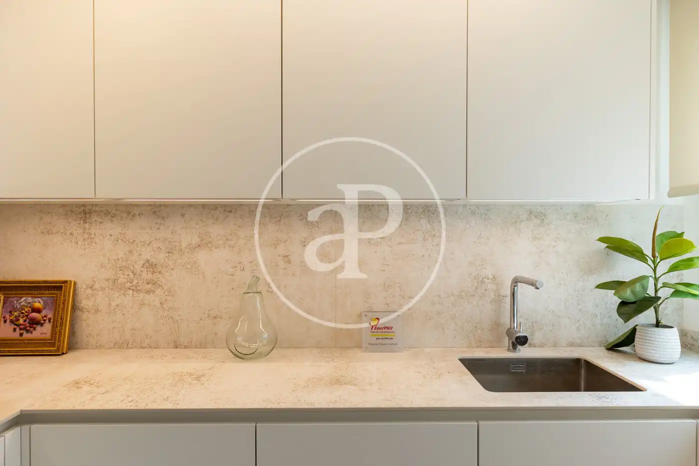 Kitchen of Flat for rent in Barcelona  with Air Conditioner, Heating and Terrace