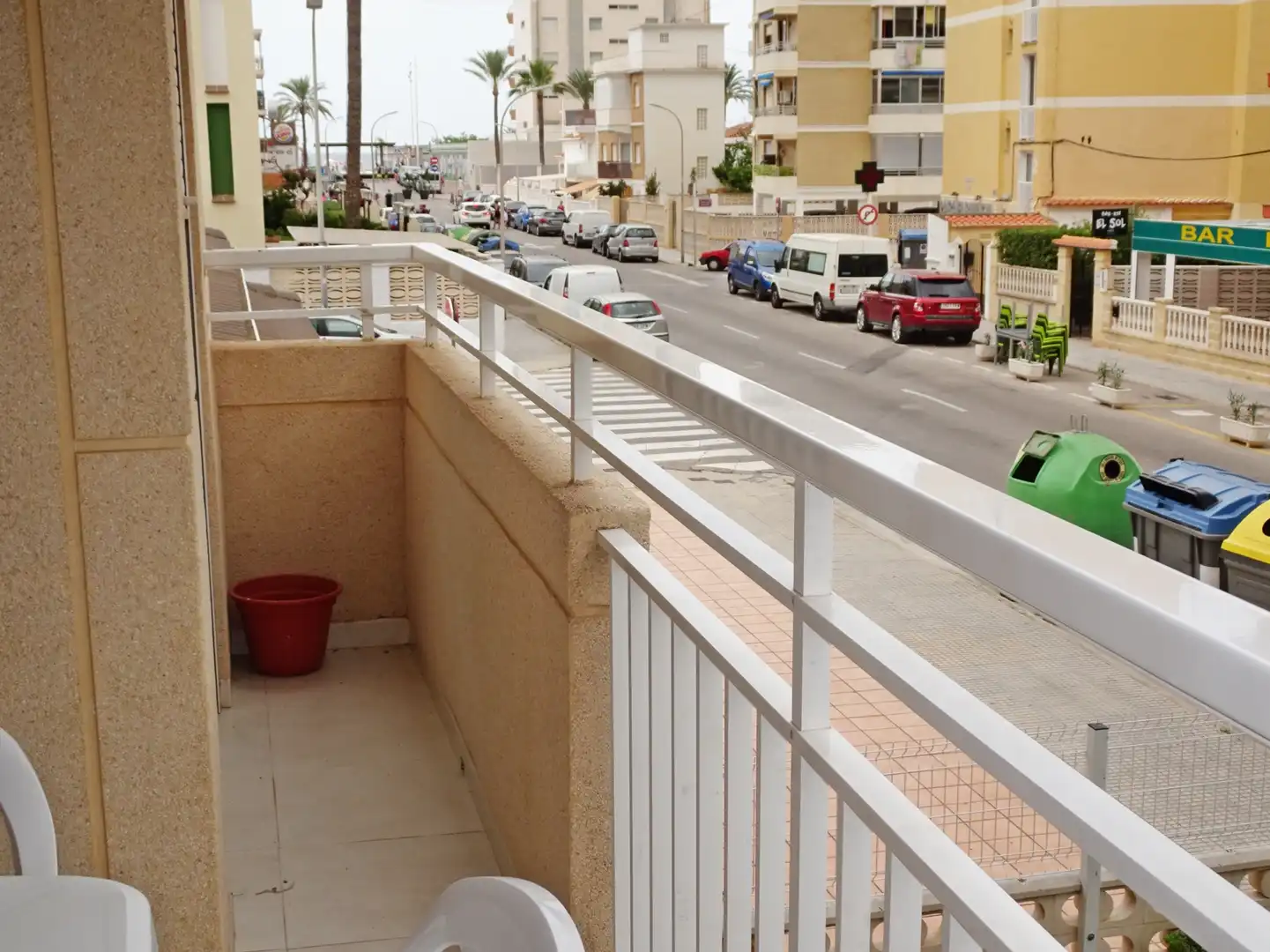 Terraza de Apartamento de alquiler en Gandia con Parquet, Terraza y Amueblado