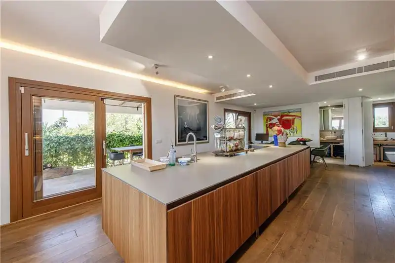 Cocina de Finca rústica en venta en  Palma de Mallorca con Aire acondicionado, Jardín privado y Parquet