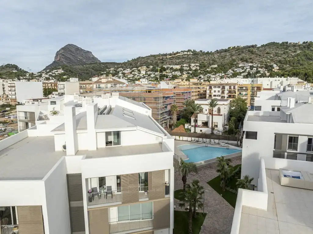 Vista exterior de Apartament en venda en Jávea / Xàbia amb Aire condicionat, Terrassa i Traster