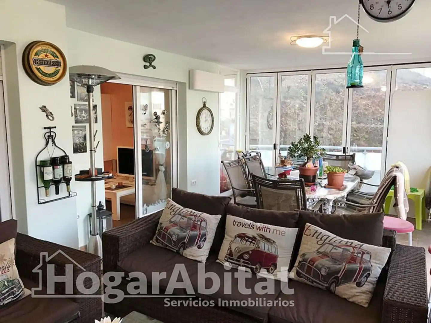Sala d'estar de Casa o xalet en venda en Carboneras amb Aire condicionat, Terrassa i Piscina comunitària