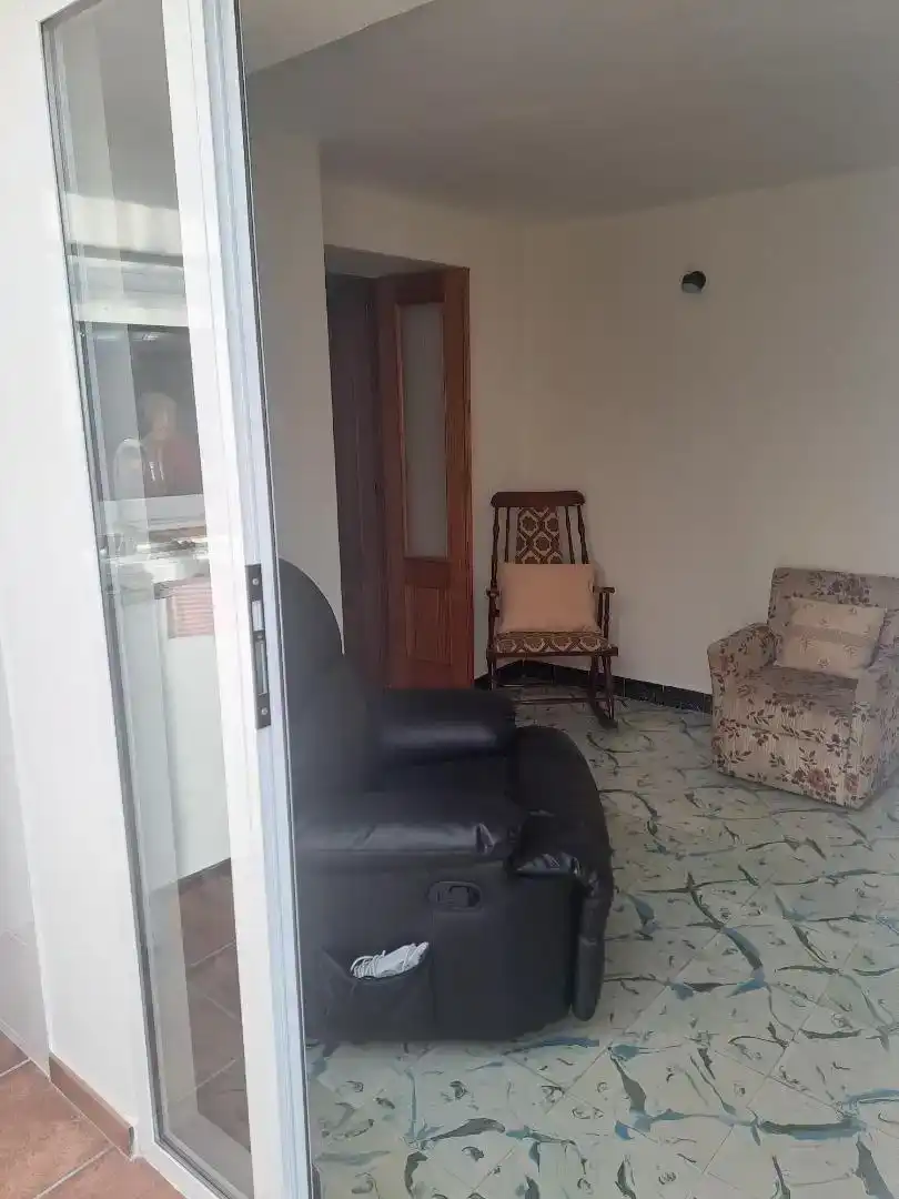 Sala d'estar de Casa adosada en venda en La Vall d'Ebo amb Jardí privat, Traster i Moblat