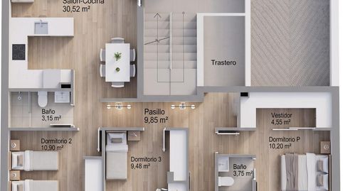 Foto 2 de Piso en venta en Residencial Triana - Barrio Alto, Las Gabias
