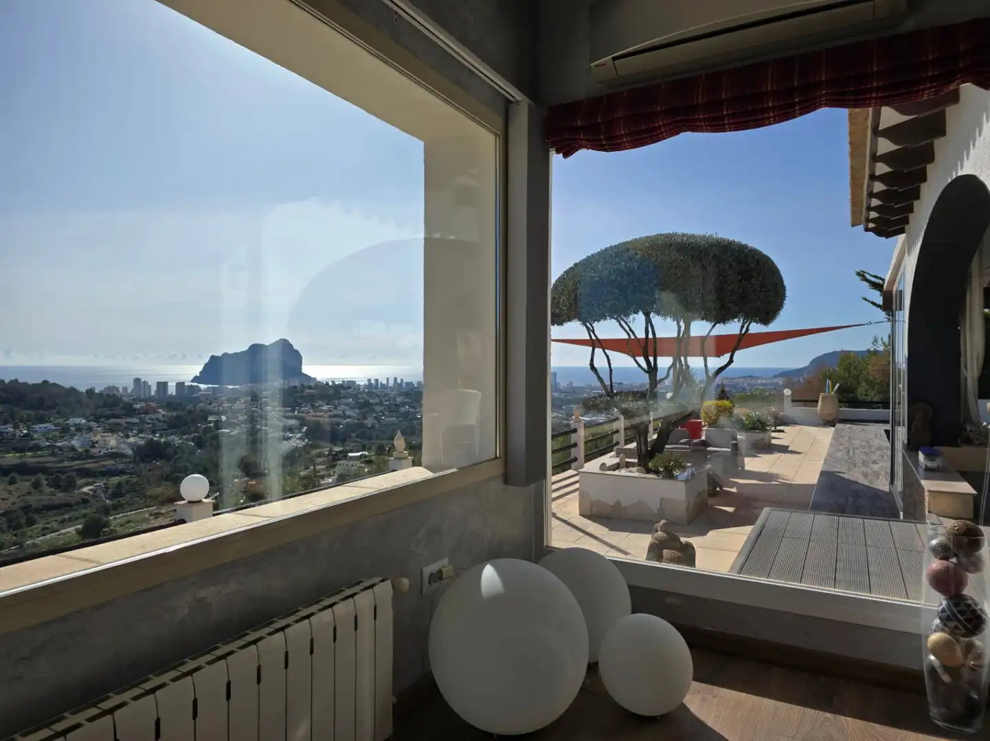 Terraza de Casa o chalet en venta en Calpe / Calp con Aire acondicionado, Calefacción y Jardín privado