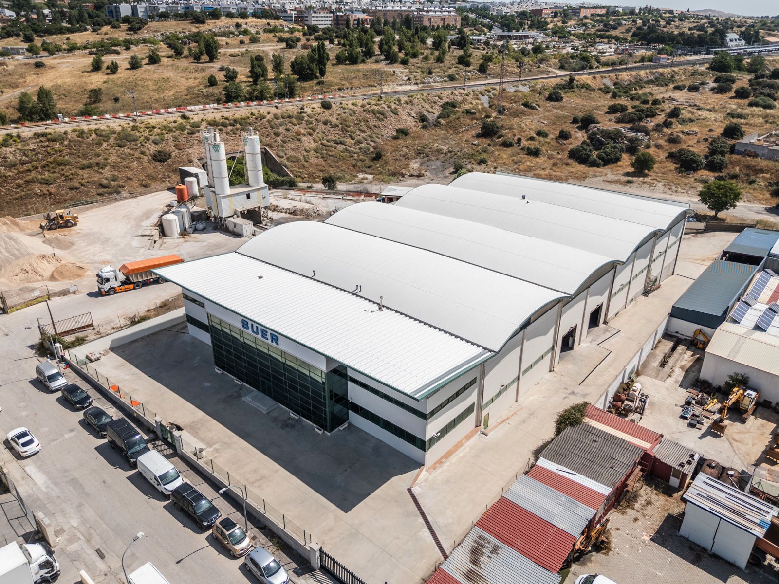 Vista exterior de Nau industrial en venda en Colmenar Viejo amb Calefacció