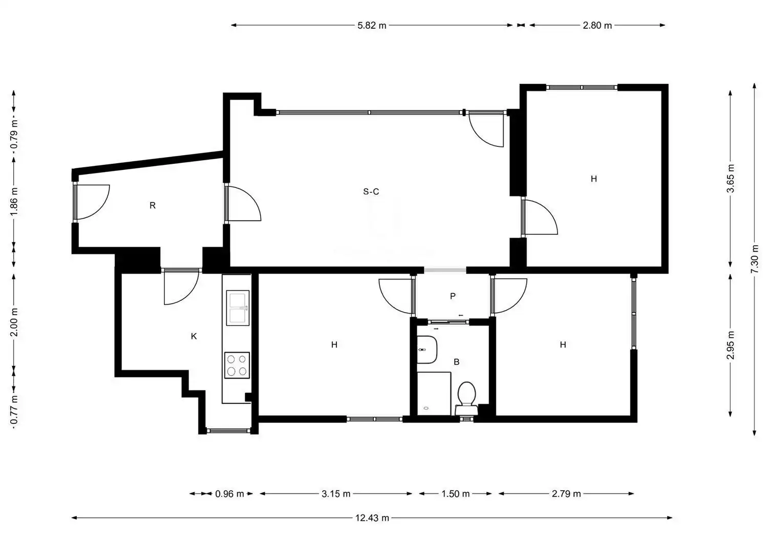 Piso en venta en Barcelona con Terraza y Balcón