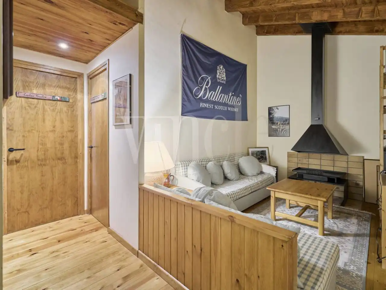 Living room of Houses for sale in Puigcerdà  with Heating, Private garden and Parquet flooring