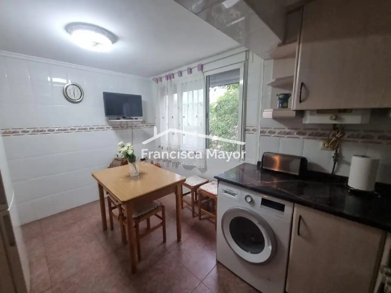 Cocina de Piso de alquiler en Valencia con Aire acondicionado y Amueblado