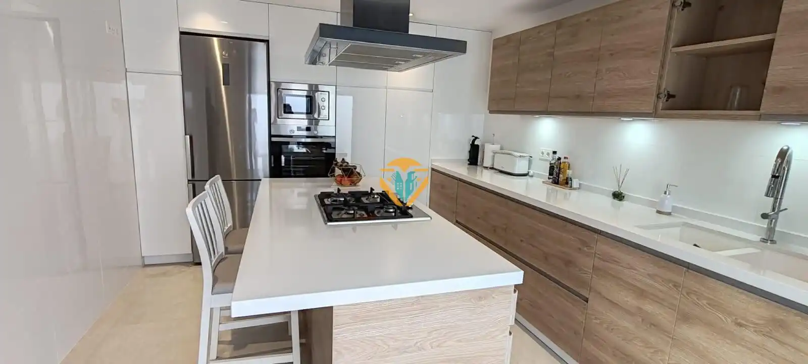 Cocina de Casa o chalet en venta en Benidorm con Aire acondicionado y Amueblado