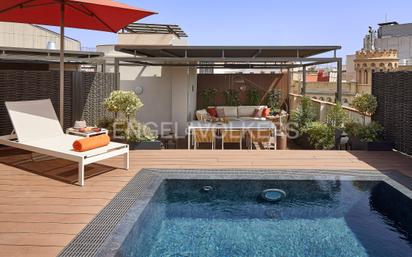 Terrace of Attic for sale in  Barcelona Capital  with Air Conditioner, Terrace and Swimming Pool