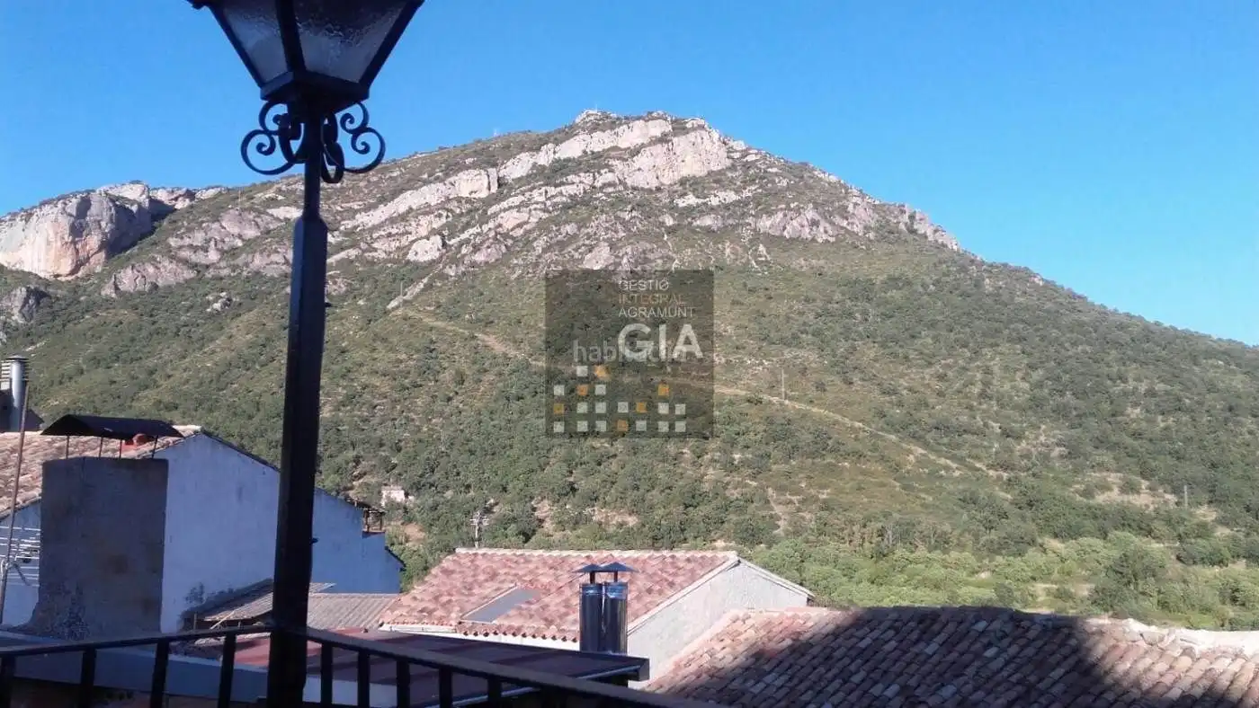 Exterior view of Houses for sale in Vilanova de Meià  with Terrace, Storage room and Furnished