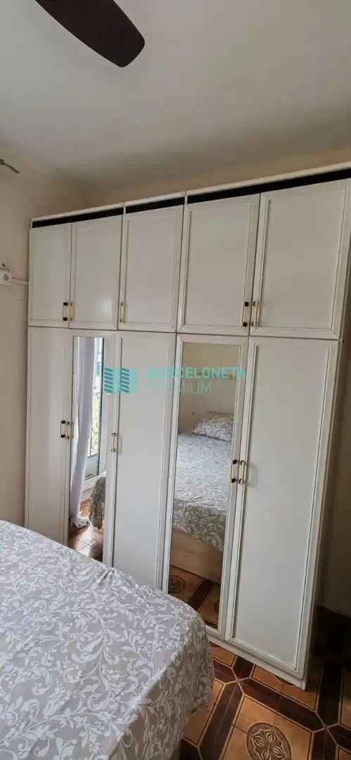 Schlafzimmer von Wohnung zur Miete in Barcelona mit Klimaanlage, Terrasse und Möbliert