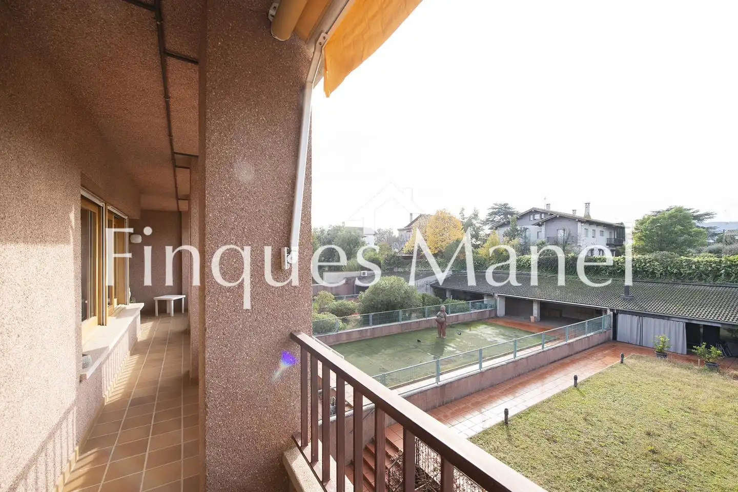 Terrasse von Wohnung zum Verkauf in Banyoles mit Klimaanlage und Terrasse