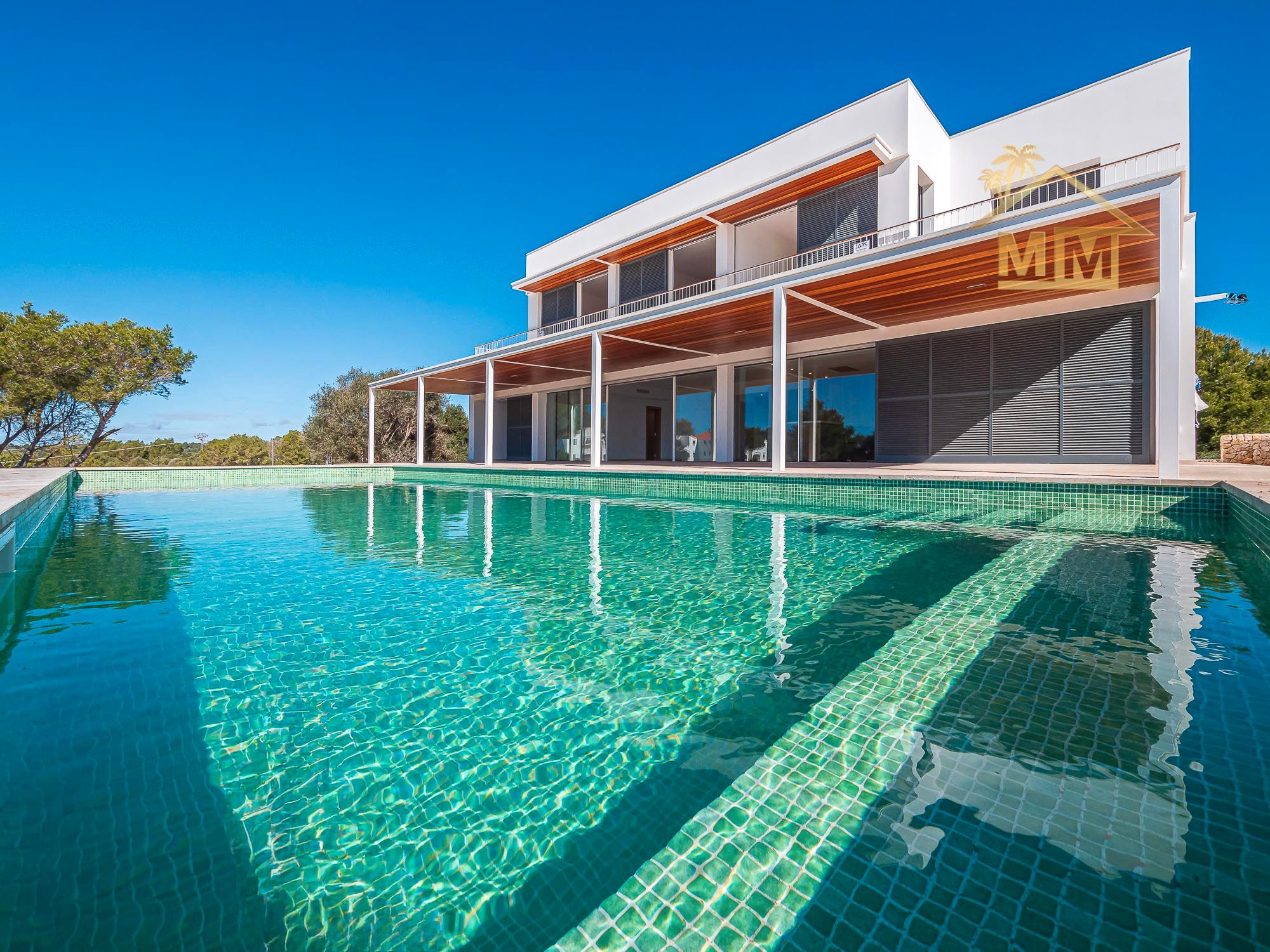 Piscina de Casa o xalet en venda en Es Migjorn Gran amb Aire condicionat, Jardí privat i Terrassa