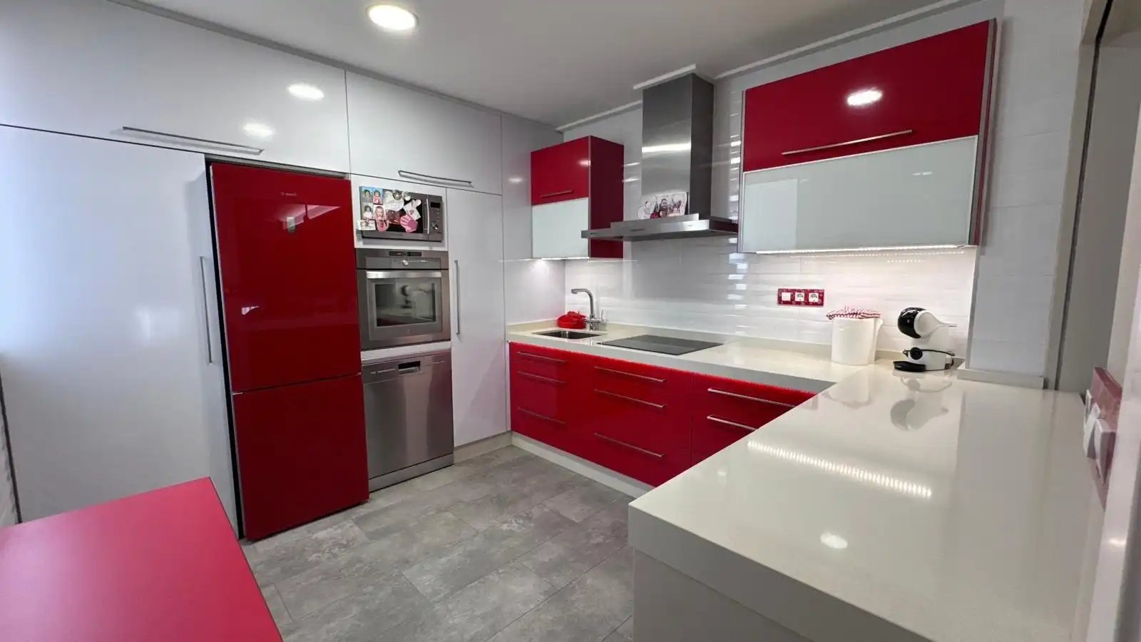Kitchen of Flat for sale in Elche / Elx  with Air Conditioner, Heating and Furnished