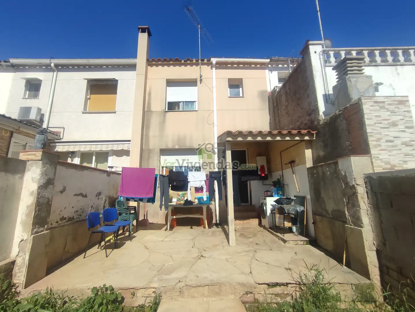Vista exterior de Casa adosada en venda en Piera amb Jardí privat, Terrassa i Balcó