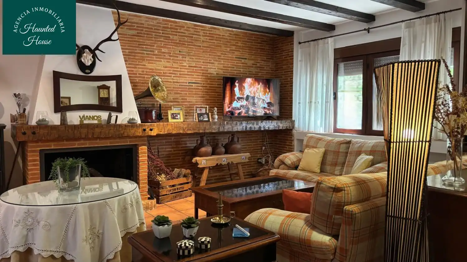 Sala de estar de Casa o chalet en venta en Vianos con Calefacción y Terraza