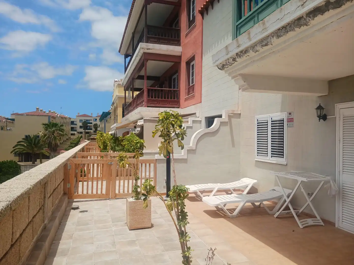 Terrassa de Apartament en venda en San Miguel de Abona amb Terrassa, Piscina i Moblat