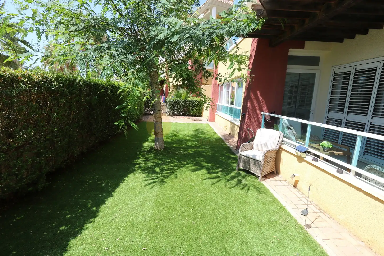 Jardín de Planta baja en venta en Fuente Álamo de Murcia con Aire acondicionado, Calefacción y Jardín privado