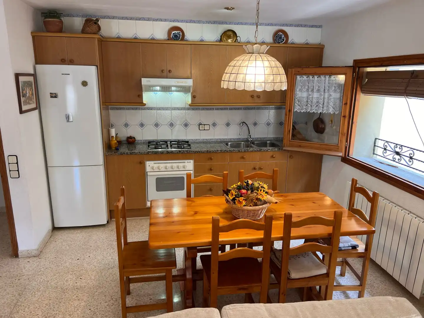 Cocina de Casa adosada en venta en Sant Pau de Segúries con Calefacción, Amueblado y Balcón