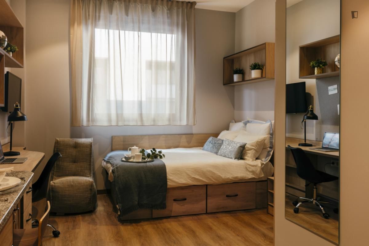 Bedroom of Flat to rent in Donostia - San Sebastián   with Air Conditioner, Furnished and Internet