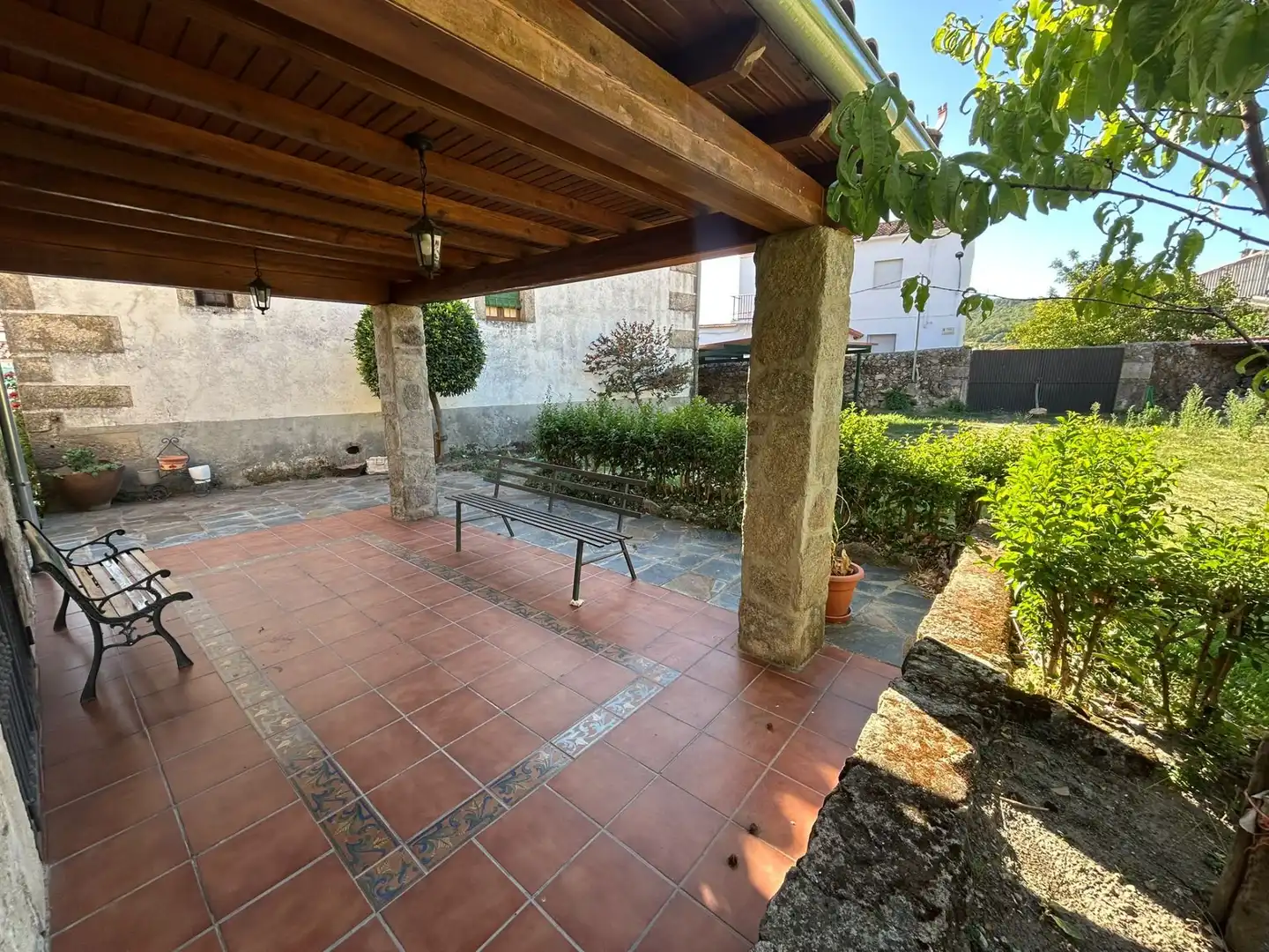 Terrassa de Casa o xalet en venda en Villamiel amb Calefacció, Traster i Moblat