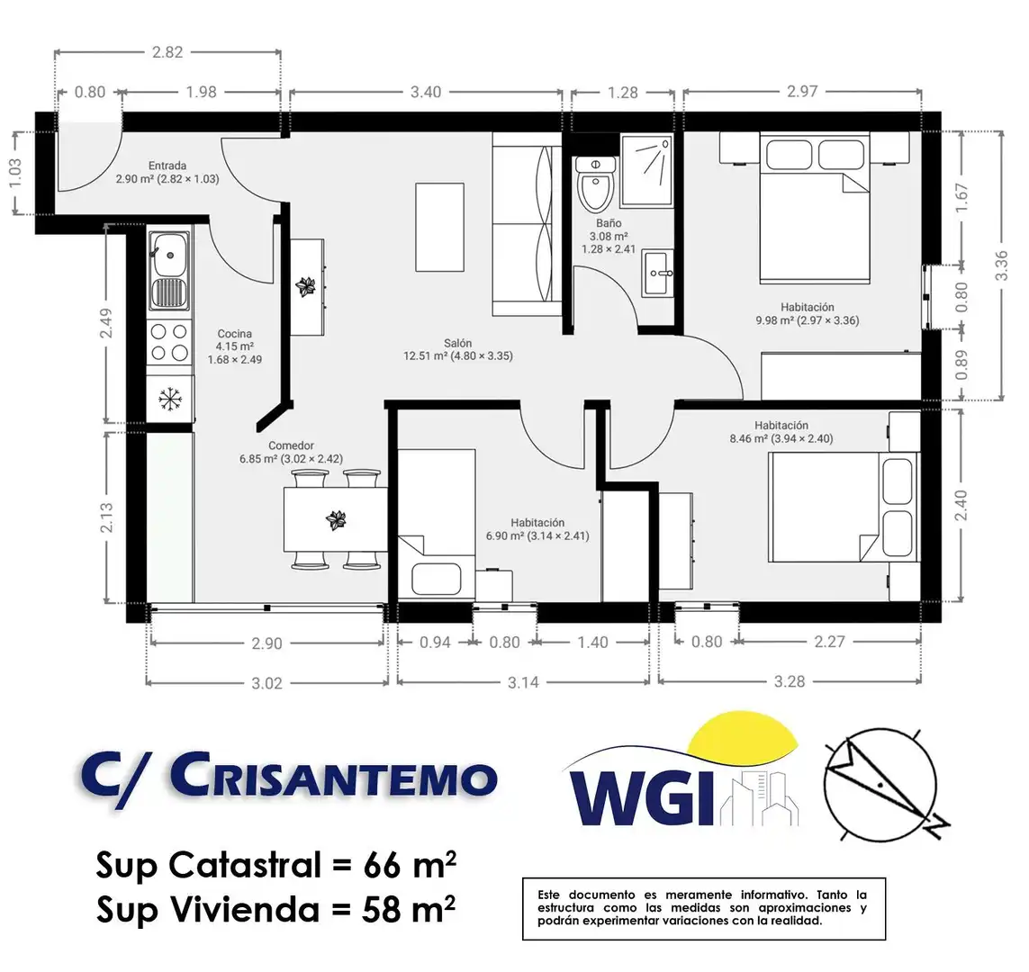 Wohnung zum Verkauf in Getafe mit Heizung