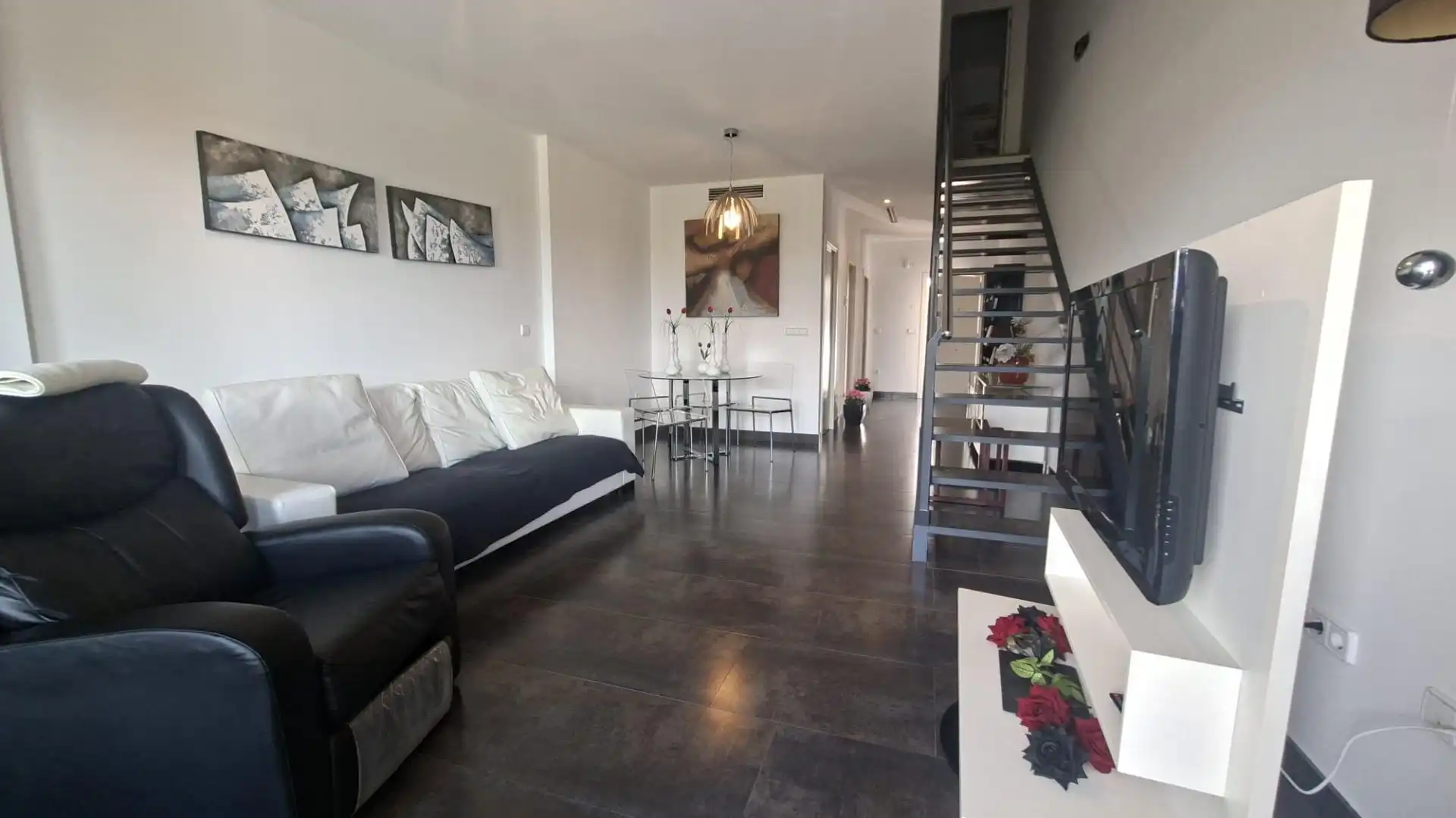 Wohnzimmer von Maisonette zum Verkauf in Daimús mit Klimaanlage, Heizung und Privatgarten