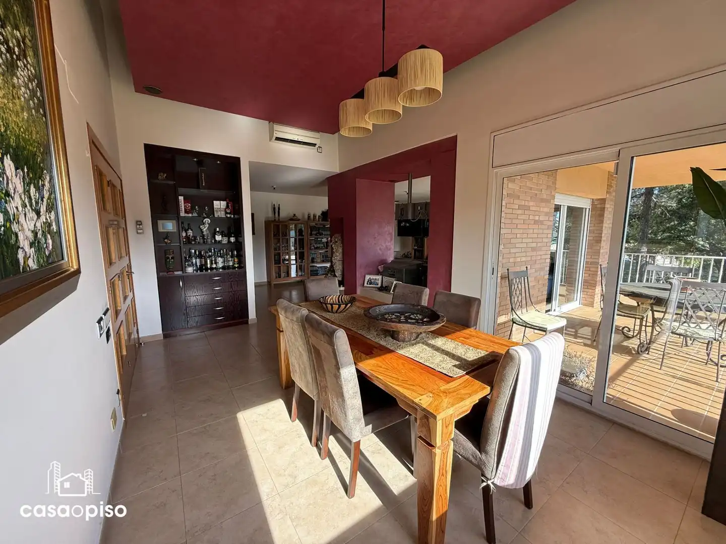 Comedor de Casa o chalet en venta en Sabadell con Aire acondicionado, Calefacción y Jardín privado
