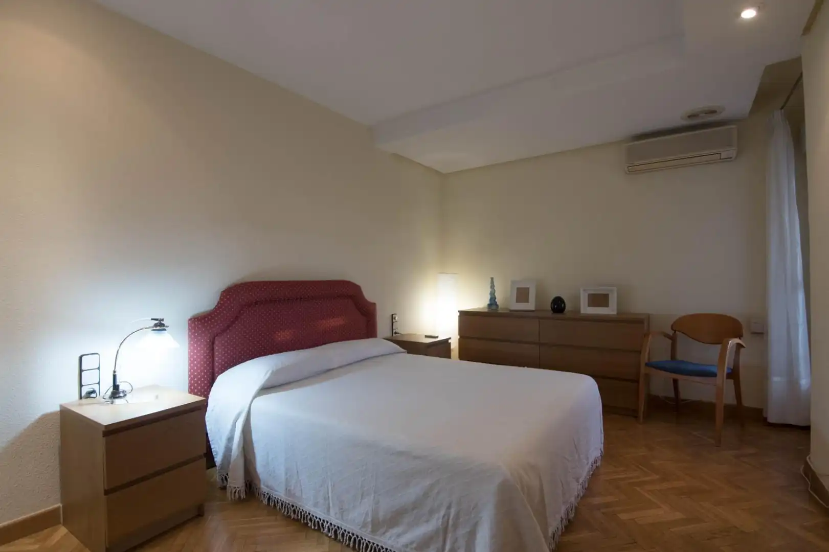Schlafzimmer von Wohnung zur Miete in Murcia mit Heizung, Parkett und Terrasse