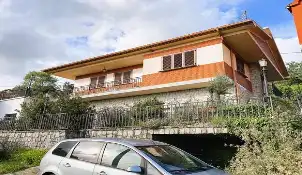 Vista exterior de Casa o chalet en venta en Crecente con Jardín privado, Terraza y Piscina