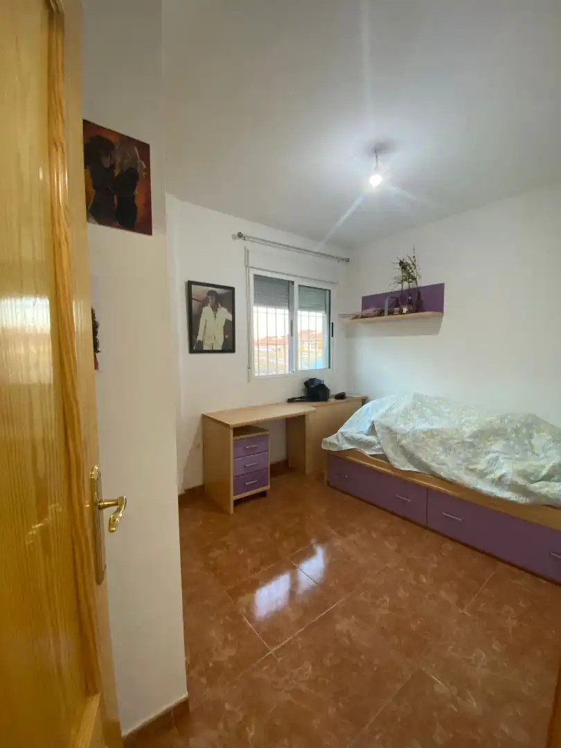 Schlafzimmer von Wohnung zum Verkauf in Fuente Álamo de Murcia mit Möbliert, Ofen und Waschmaschine