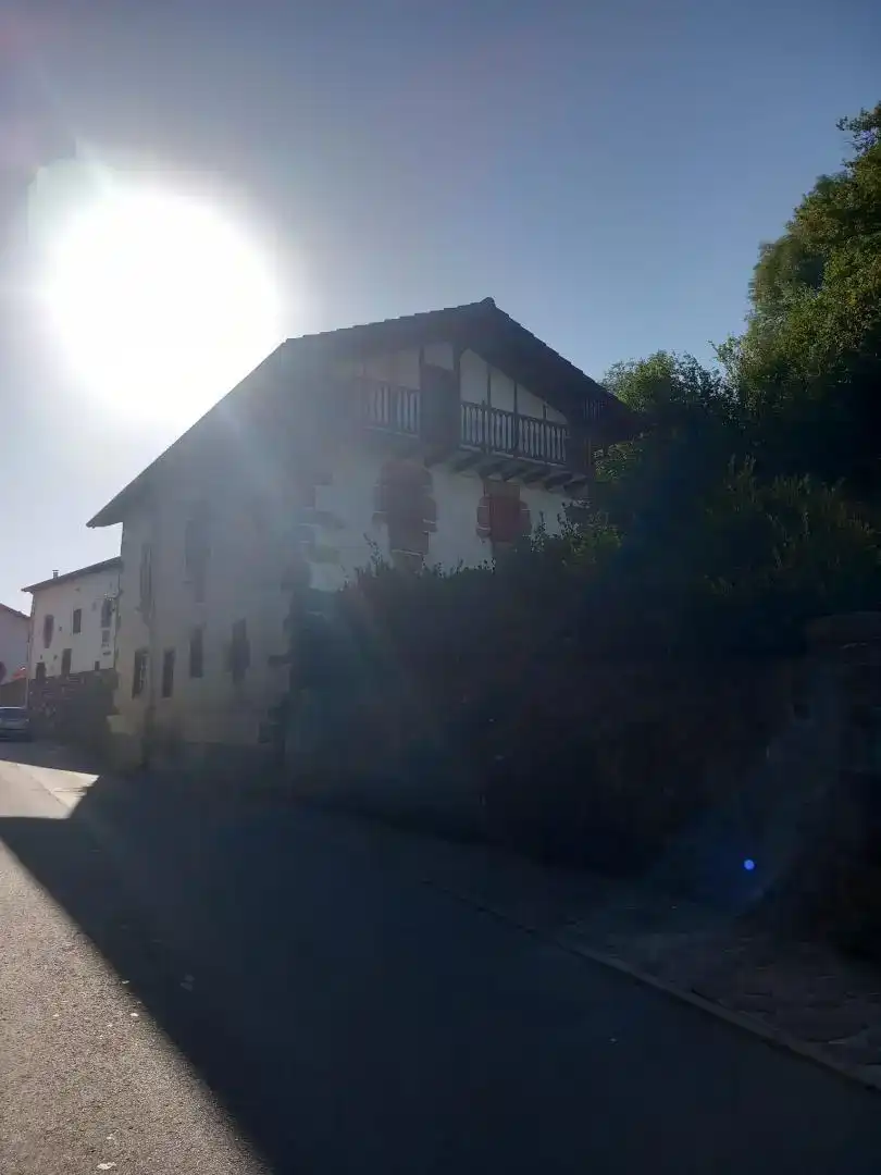 Vista exterior de Casa o chalet en venta en Zugarramurdi con Jardín privado, Parquet y Amueblado