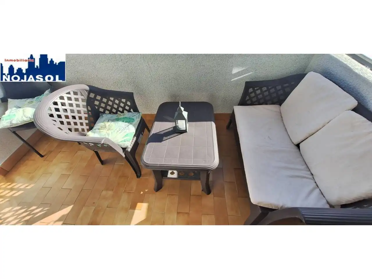 Terrassa de Apartament de lloguer en Noja amb Calefacció, Terrassa i Moblat