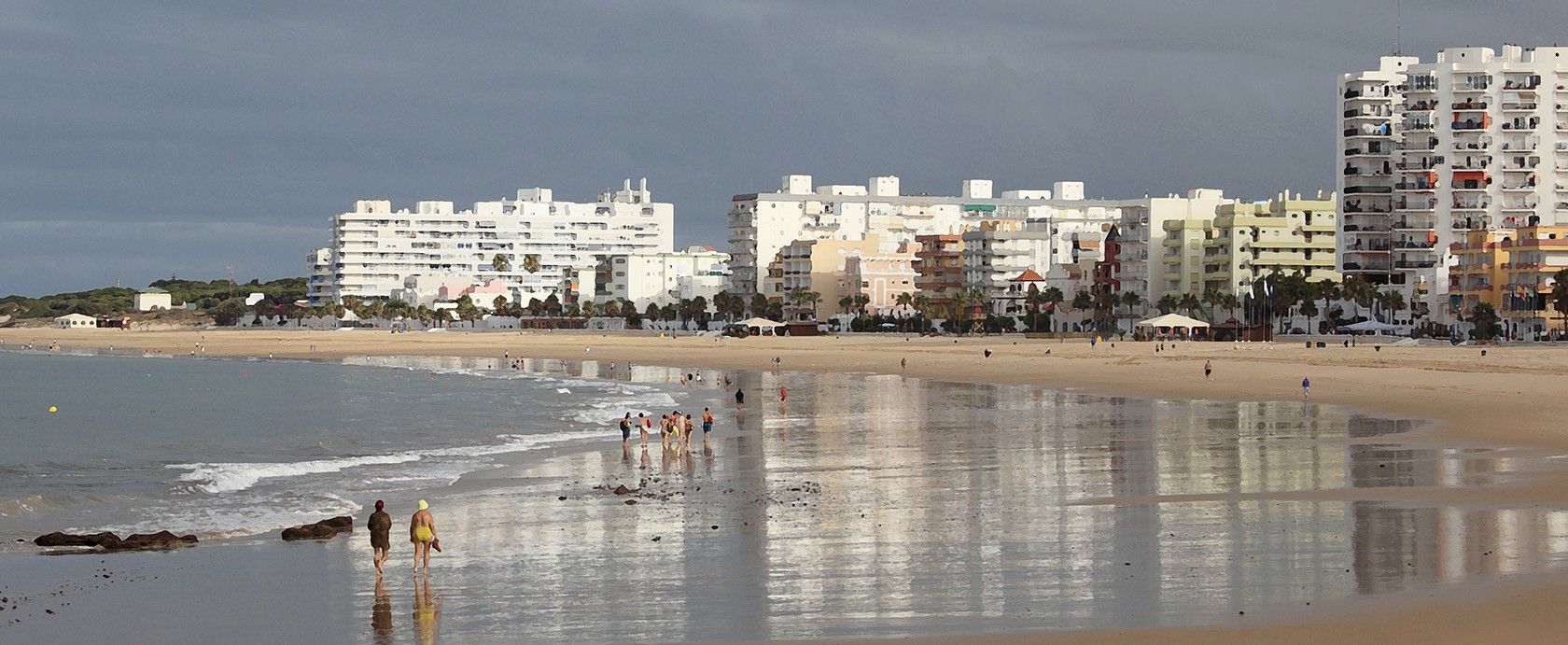 Vista exterior de Apartament en venda en Rota amb Terrassa, Moblat i Rentadora