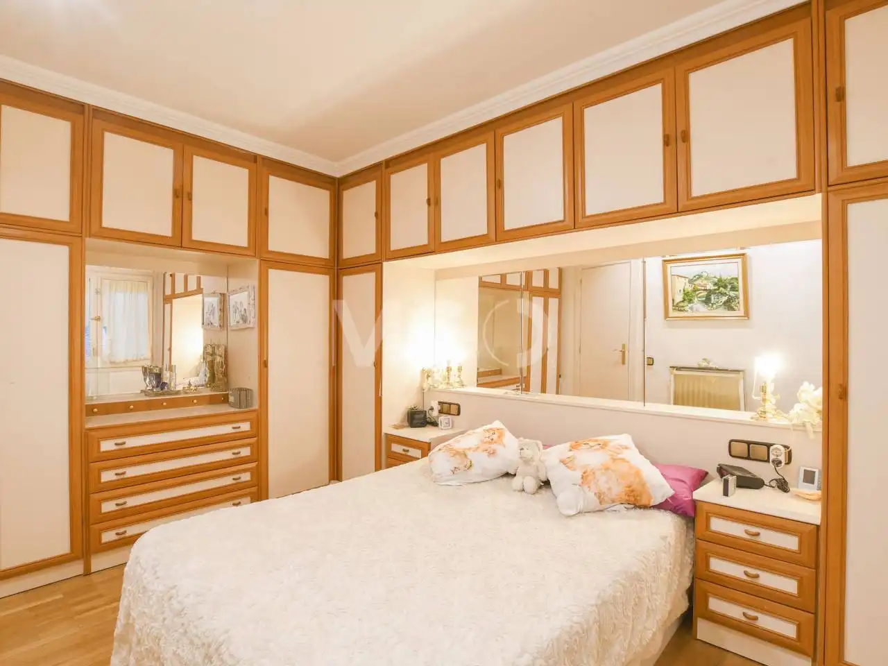 Schlafzimmer von Wohnungen zum Verkauf in Vic mit Heizung, Parkett und Terrasse