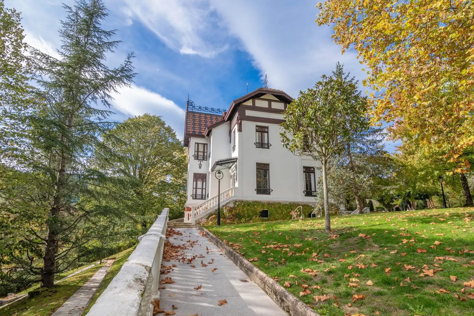 Vista exterior de Finca rústica en venta en Gordexola con Calefacción, Jardín privado y Terraza