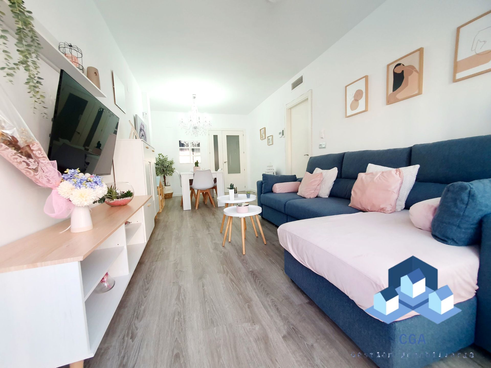 Sala d'estar de Pis en venda en Lorca amb Aire condicionat, Calefacció i Parquet