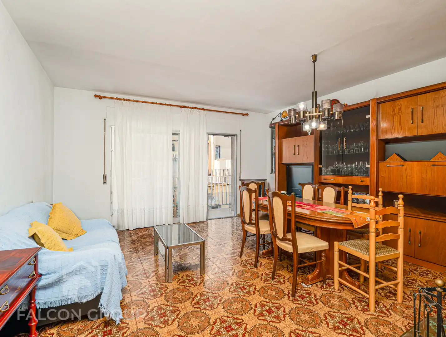 Dining room of Flat for sale in Vilanova i la Geltrú  with Terrace and Balcony