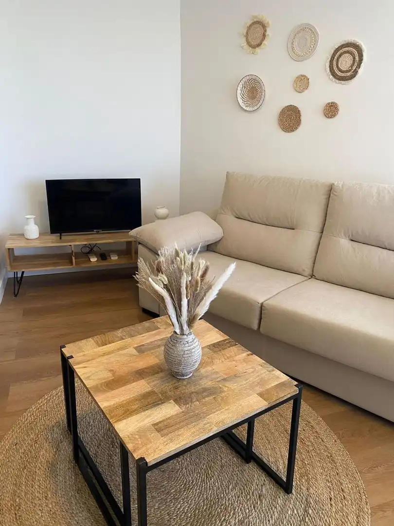 Sala de estar de Ático en venta en Mojácar con Terraza, Piscina y Amueblado