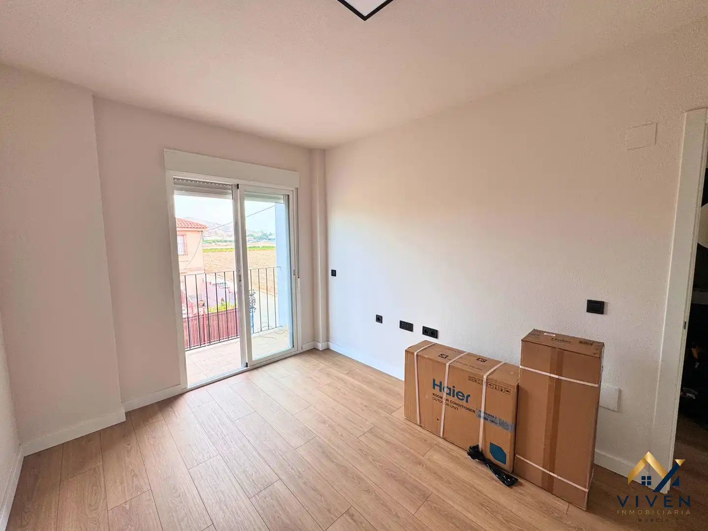 Bedroom of Flat for rent in Murcia  with Air Conditioner, Heating and Parquet flooring