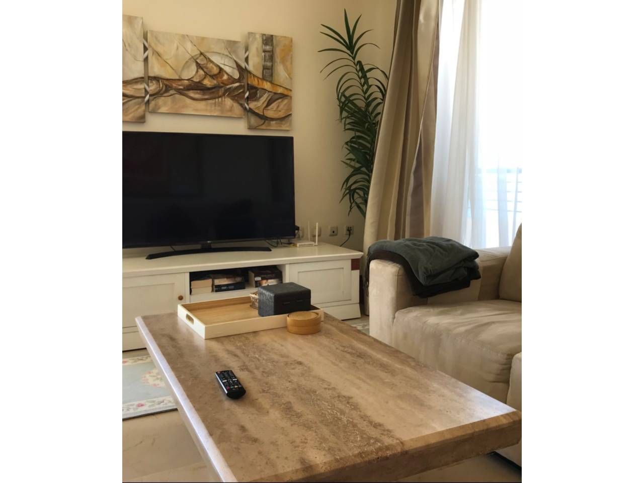 Living room of Flat to rent in Marbella  with Air Conditioner, Heating and Terrace