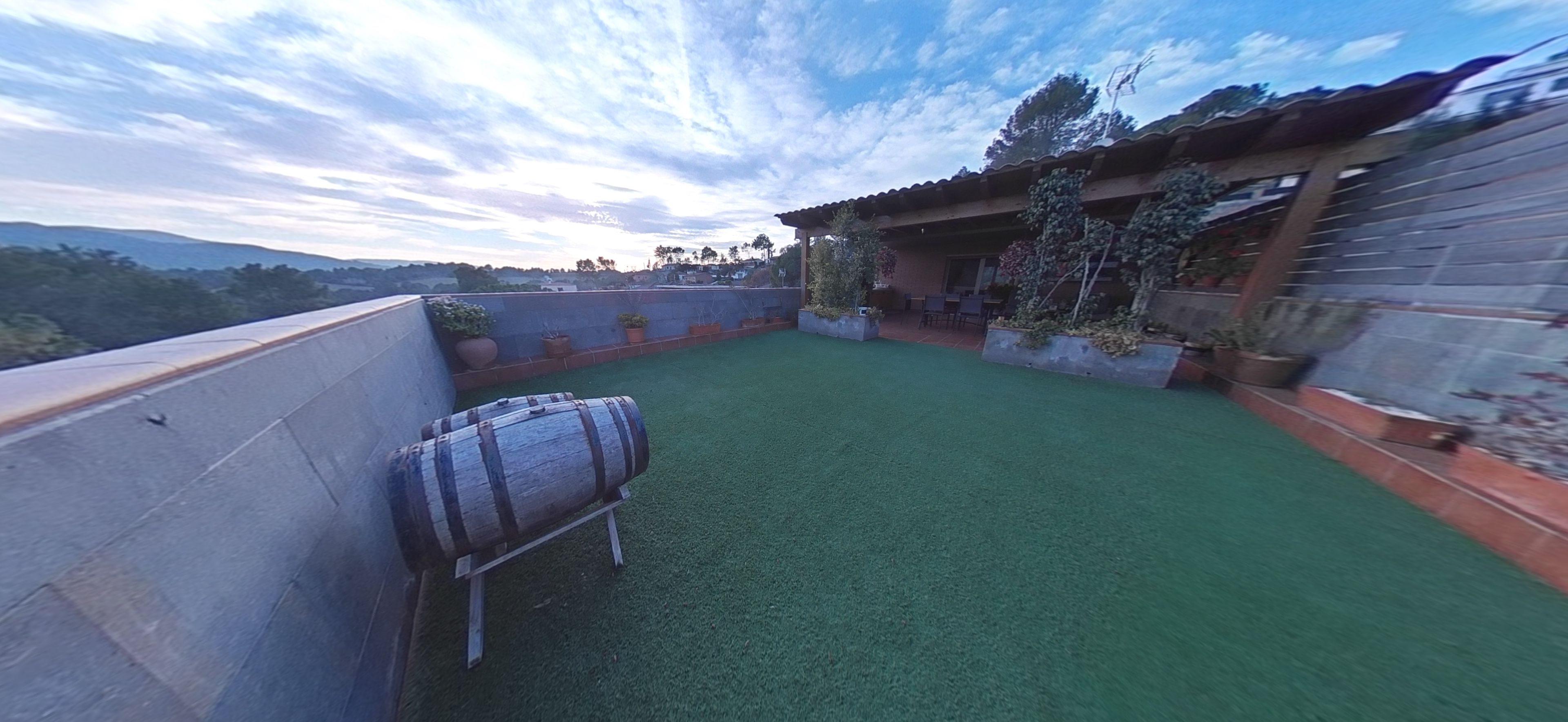 Terrassa de Casa o xalet en venda en Sant Esteve Sesrovires amb Aire condicionat, Calefacció i Jardí privat