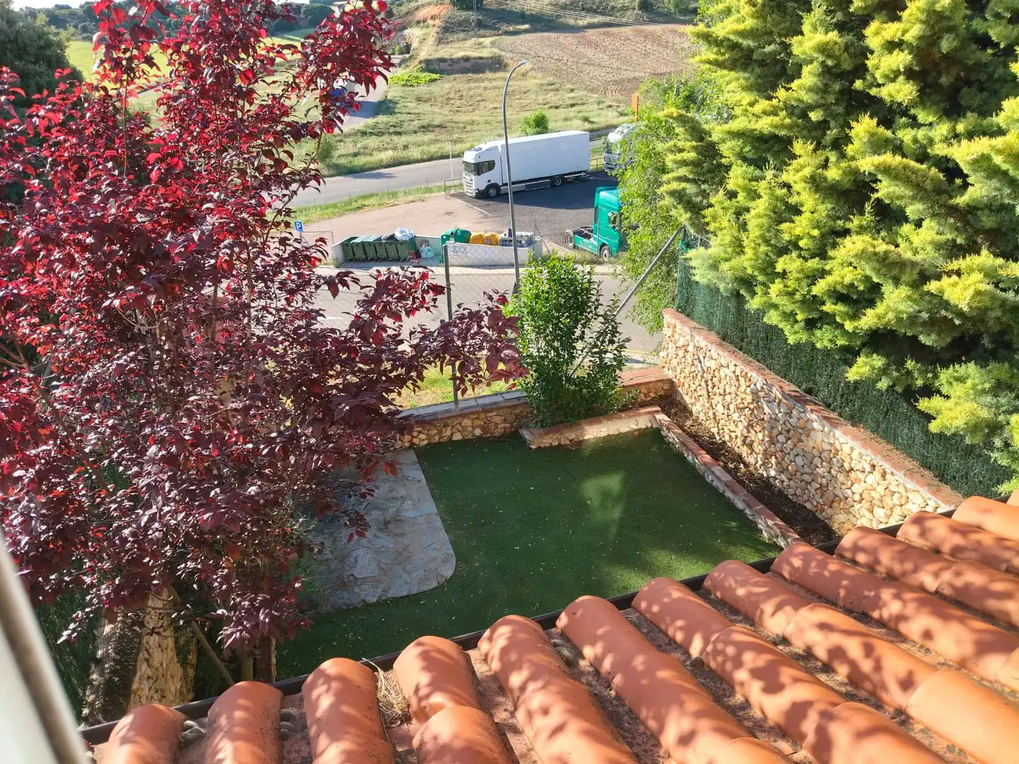 Terrassa de Casa adosada en venda en Yebes amb Calefacció, Jardí privat i Traster