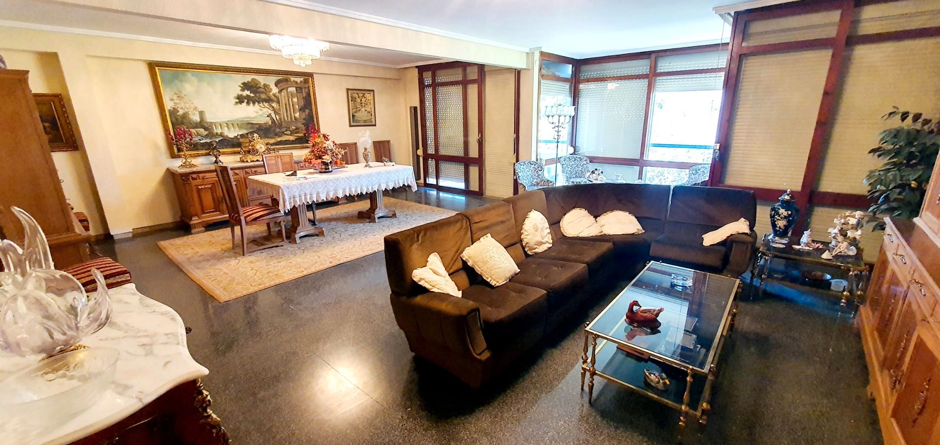 Living room of Flat for sale in  Valencia Capital  with Terrace and Balcony