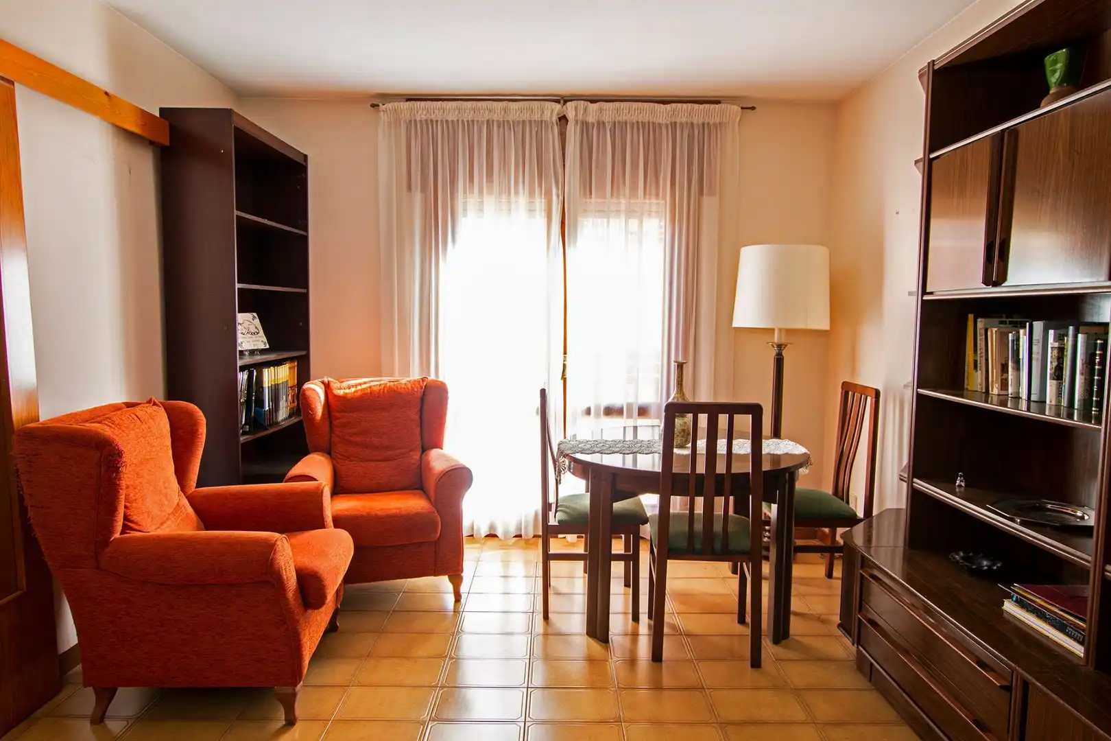 Living room of Flat for sale in Caspe  with Air Conditioner and Heating