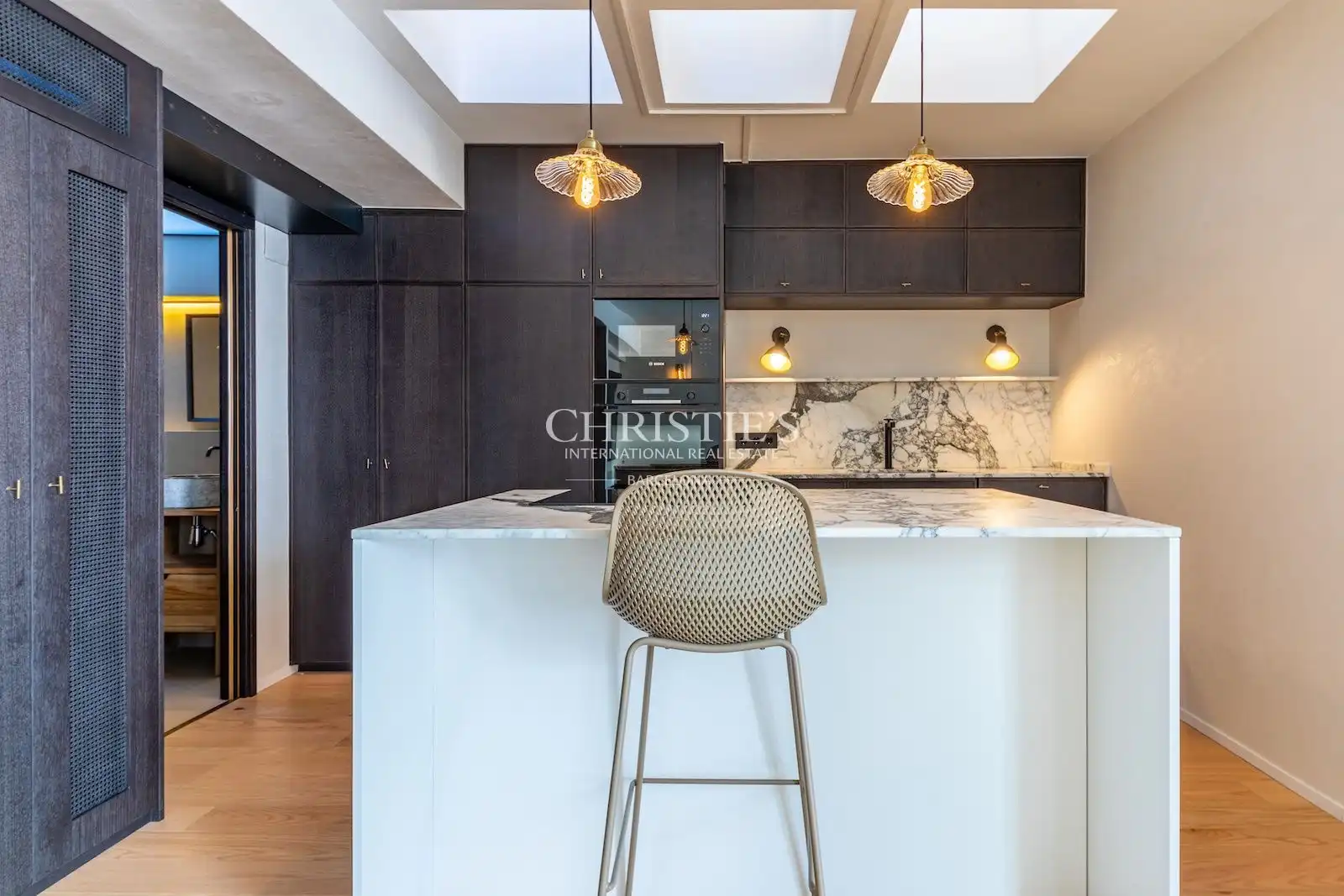 Cuina de Dúplex en venda en Badalona amb Aire condicionat, Calefacció i Terrassa