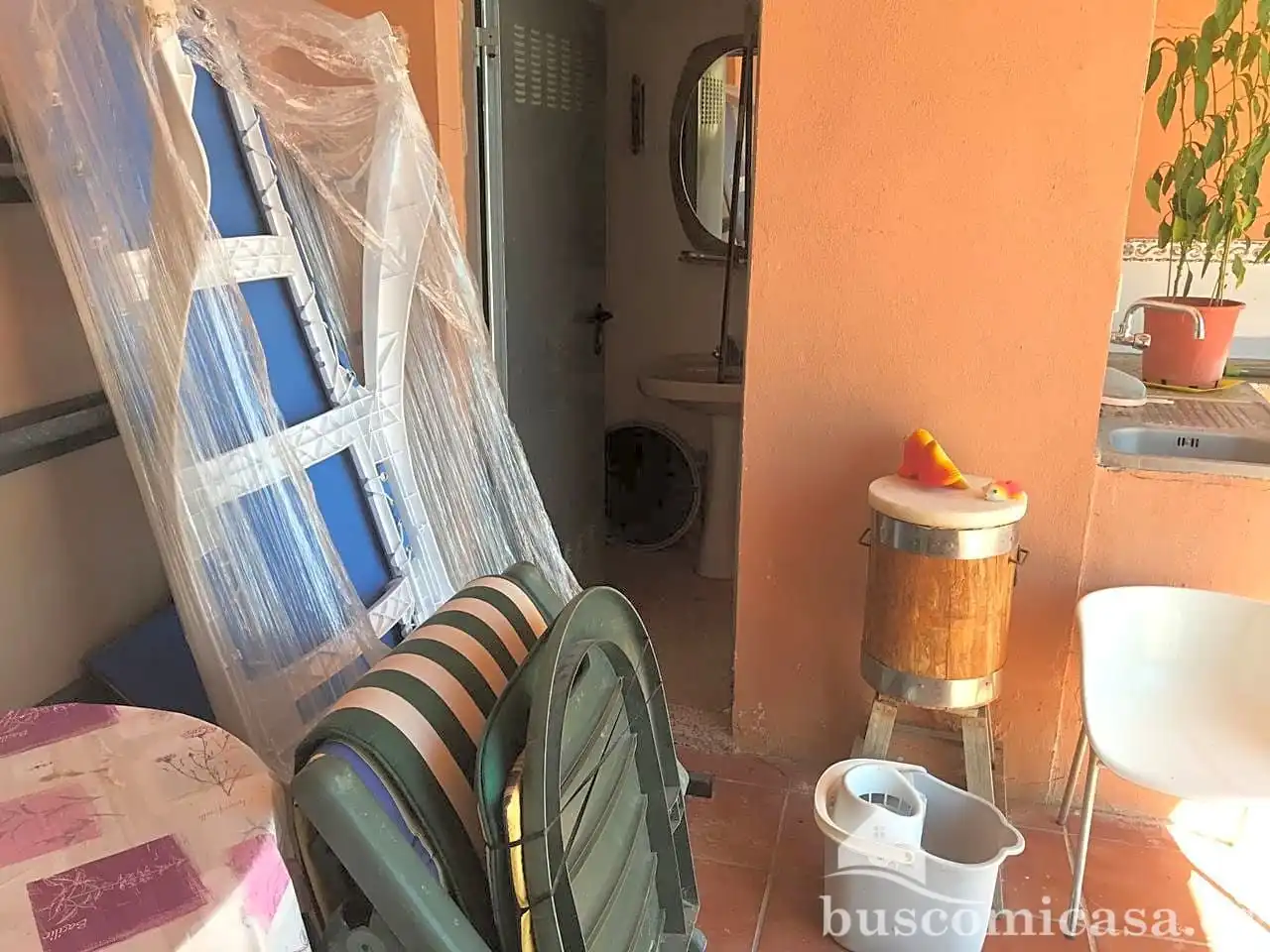 Terrassa de Finca rústica en venda en Linares amb Aire condicionat, Jardí privat i Terrassa