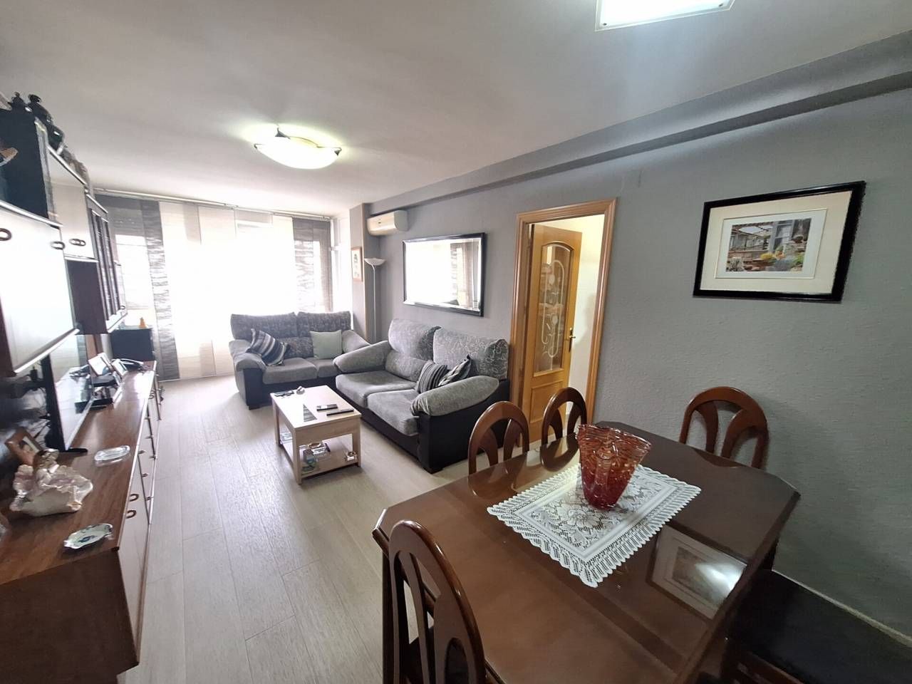 Living room of Flat for sale in Fuenlabrada  with Air Conditioner, Heating and Furnished
